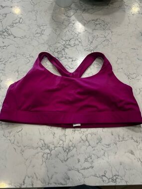 Athleta Magenta Racer Back Cut Out Sports
Bra Plus Size 3X